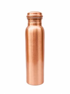 Trio Ecart100% Pure Copper Water Bottle 1 Litre | Ayurvedic Health Benefits | Leak Proof | BPA Free | Joint-Free Design | Ideal for Home, Office, Gym & Travel